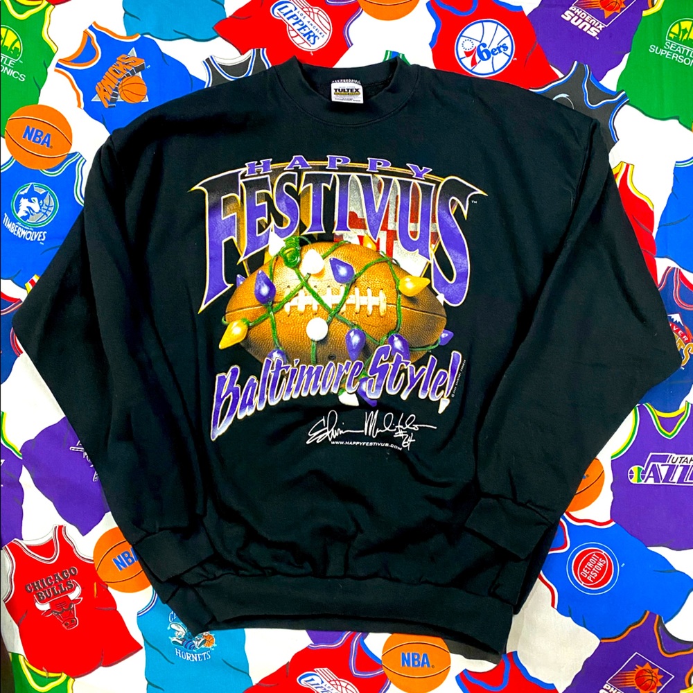 Vintage Baltimore Ravens Sweater Size XL